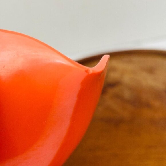 Vintage Coral Melmac Cream And Sugar Set Coffee Time Retro Kitsch Made In Canada - Picture 10 of 10